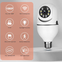 Load image into Gallery viewer, Tuya Smart Light Bulb Camera 2MP Full Color Audio smart home camera