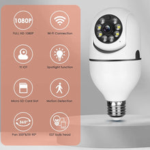 Load image into Gallery viewer, Tuya Smart Light Bulb Camera 2MP Full Color Audio smart home camera
